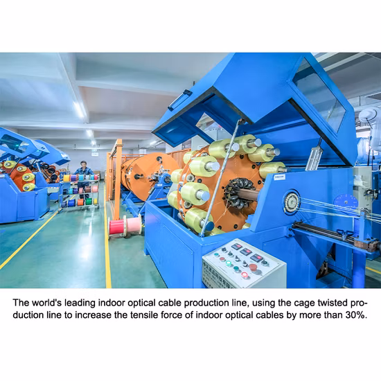 GJFJV Best Price Indoor Fiber Cable Single Mode Optical Fiber 2 Core